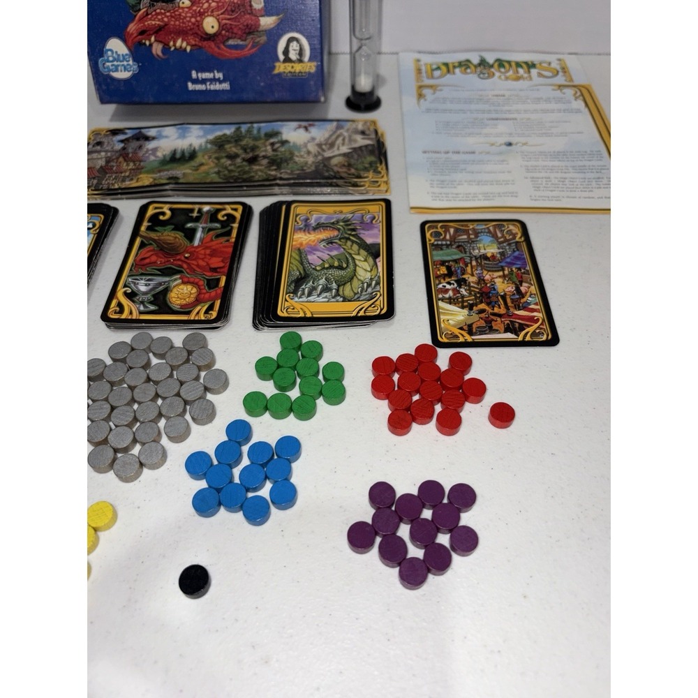 DRAGON'S GOLD Game Bruno Faidutti Descartes Eurogames 1 Yellow 1 Silver Missing - Picture 3 of 8